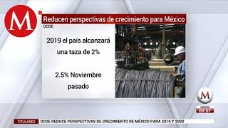 OCDE reduce perspectivas de crecimiento de México para 2019 y 2020 [upl. by Venu]