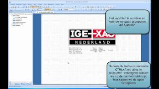 Instructie voorblad en projectsjabloon maken IGEXAO SEE Electrical [upl. by Frodina]