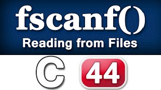 fscanf Function in C Programming Language Video Tutorial [upl. by Mountford861]