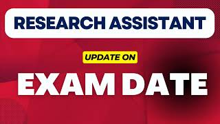 RESEARCH ASSISTANT  EXAM DATE UPDATE  KERALA PSC [upl. by Koppel]