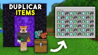 COMO DUPLICAR ITEMS MUY FACIL en MINECRAFT BEDROCK 120 [upl. by Enylcaj876]