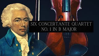 Six Concertante Quartet No 1 in Bflat Major by Joseph Bologne Le Chevalier de SaintGeorges [upl. by Metah]