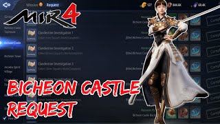 Bicheon Castle Request Mission  Mir4  Globalfear Gaming [upl. by Carper]