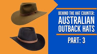 Behind The Hat Counter Australian Outback Hats Part 3 [upl. by Down]