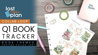 Q1 BOOK TRACKER 2024  March Bookish Planner Collab Loop [upl. by Rahman]