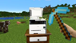 What happens if you photocopy Minecraft [upl. by Aneala]