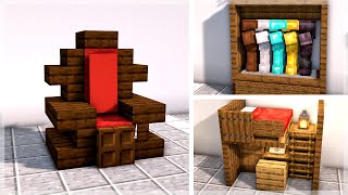 Minecraft 30 Medieval Interior Build Ideas and Hacks [upl. by Khan427]