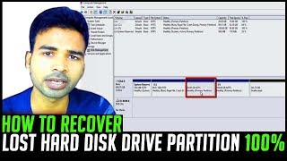 How to recover missing hard disk partition without loosing data  Lost Partition After Format FIXED [upl. by Gelb156]