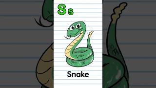 Letter S  S is for Snake  Learn Phonics  ABCs shorts [upl. by Maddy]