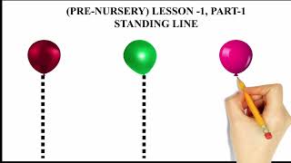 PRENURSERY LESSON 1 PART1 STANDING LINE Video 2 [upl. by Adnoek]