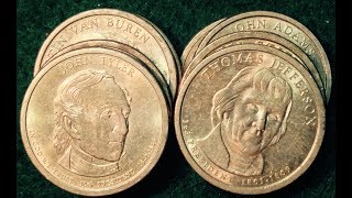 20072009 Presidential Dollar Coins  Many Edge Errors To Look For [upl. by Danyette]