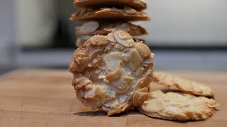 The Most Crispy Almond Tuiles Cookies Recipe  Nolyns Kitchen [upl. by Iglesias936]