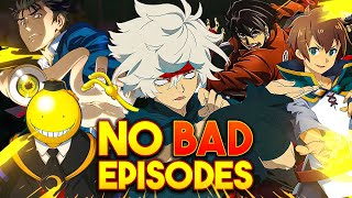 10 Best Anime with no bad episodes [upl. by Neelrahc655]