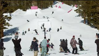 45 Skiers vs 1 Terrain Park [upl. by Neelyar]