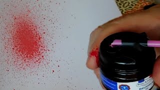 Make A Spray Atomiser In 5 Minutes Very Basic Airbrush Effects [upl. by Olivie]