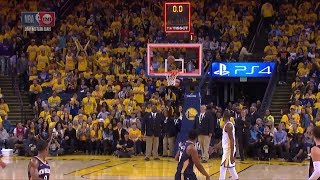 Darius Miller Hits a Deep BuzzerBeater  Pelicans vs Warriors  Game 1  2018 NBA Playoffs [upl. by Ardnak]