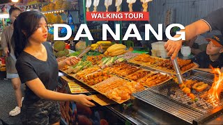 Da Nang VIETNAM ● Street Food Tour in Son Tra Night Market Da Nang 【🇻🇳 4K】 [upl. by Bigelow107]