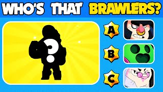 Whos That BRAWLERS  Brawl Stars Quiz  Fang Colette Leon Melodie Spike [upl. by Hannahoj]