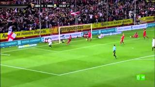 Iker Casillas Super parada vs Sevilla Great Save 17 12 2011 YouTube [upl. by Seni153]