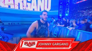 Johnny Gargano Entrance  WWE Monday Night Raw October 16 2023 [upl. by Hirsh]