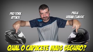 Avaliação e Comparação de Capacetes Pro Tork Attack hsa vs Peels Urban Classic [upl. by Navets281]