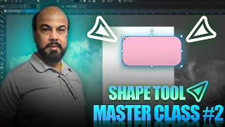 SHAPE TOOL MASTER CLASS 2 COREL CLASS2 اردو हिंदी [upl. by Ellenyl]