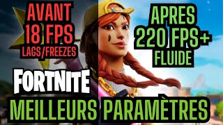 Meilleurs paramètres graphiques Fortnite Boost FPS et freezelags [upl. by Adaiha225]