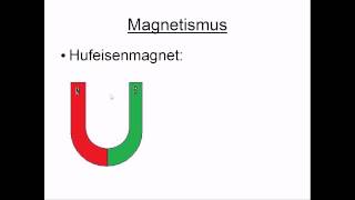 Magnetismus und magnetische Feldlinien [upl. by Hudgens]