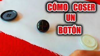 CÓMO COSER UN BOTÓN  CÓMO COSER TODO TIPO DE BOTONES  HOW TO SEW A BUTTON  MariG [upl. by Chicky]