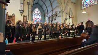 Turlutte Acadienne Montrealaise  GCVI Chamber Choir 2023 [upl. by Yemrots]