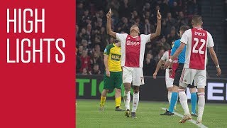 Highlights Ajax  Fortuna Sittard [upl. by Enilehcim736]