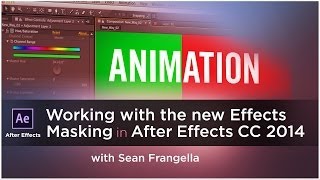 How to add masks to effects in Adobe After Effects AE Tutorial  Sean Frangella [upl. by Shaughn]