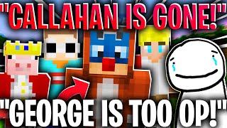 GEORGENOTFOUND BEATS CALLAHAN IN CREATIVE dream smp [upl. by Annerahs386]