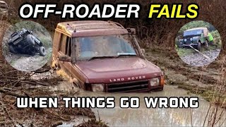 Offroad fails  mishaps in 4x4’s offroad  Compilation [upl. by Bank320]