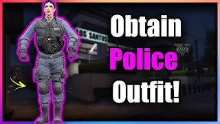 GTA5 I How To Get The POLICE Outfit THE CHOP SHOP DLC [upl. by Roice]