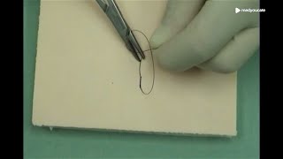 Mastering Knot Creation with a Needle Holder  Machine suture  Surgical Basics [upl. by Rialcnis]