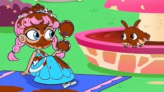 MYSTERY ANIMAL HUNT 🏰 Kiddyzuzaa Land Episode 6 🏰 Princess Olivias Chocolate Fountain DISASTER [upl. by Noxid]