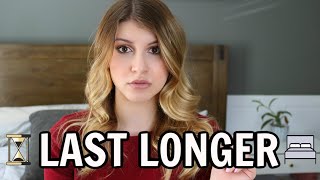 LAST LONGER IN BED  Easy amp Natural Ways [upl. by Kathryne]