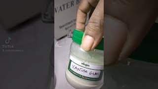 How to dissolve xanthan gum and add to your water without forming clumps [upl. by Doralin]