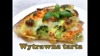 TARTA Z WARZYWAMI  SZYBKI PRZEPIS [upl. by Ahsinrev]