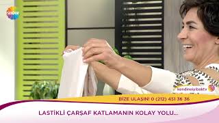 Lastikli çarşaf katlamanın kolay yolu [upl. by Arihk148]