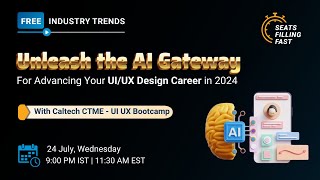 Industry Trends Unleash the AI Gateway for Advancing Your UIUX Design Career in 2024  Simplilearn [upl. by Willin]