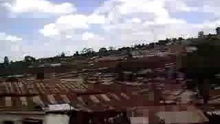 View of Kibera slum Nairobi Kenya [upl. by Elbertina]