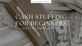 How to Start Cash Stuffing  Cash Envelope System for Beginners  Dave Ramsey Inspired  Budget [upl. by Civ52]