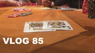 SHOVED ON WITH QUADS Again  Poker Vlog 85 [upl. by Naldo913]