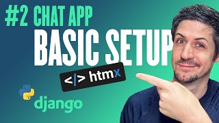 Basic Setup with Htmx  RealTime Chat app  Part 2 [upl. by Ericksen260]