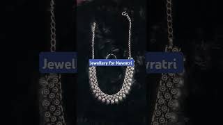 Latest oxidized jewellery collection meesho finds navratri special oxidisedjewellery [upl. by Nairdad]