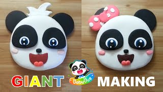 GIANT BabyBus kiki miu miu clay making collection 거대 베이비버스 키키 묘묘 클레이로 만들기 모음 [upl. by Mckay360]