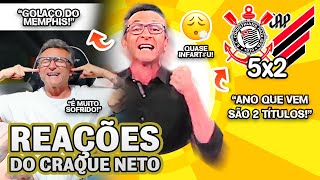 ATÉ O FIM OLHA COMO O CRAQUE NETO REAGIU A CORINTHIANS 5X2 ATHLETICOPR PELO BRASILEIRÃO [upl. by Yenahc]