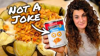 How Italians Cook SpaghettiOs Seriously [upl. by Cornie]